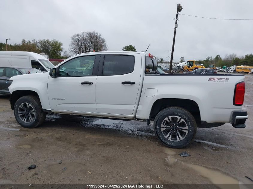 2021 Chevrolet Colorado Z71 VIN: 1GCGTDEN6M1276488 Lot: 11999524