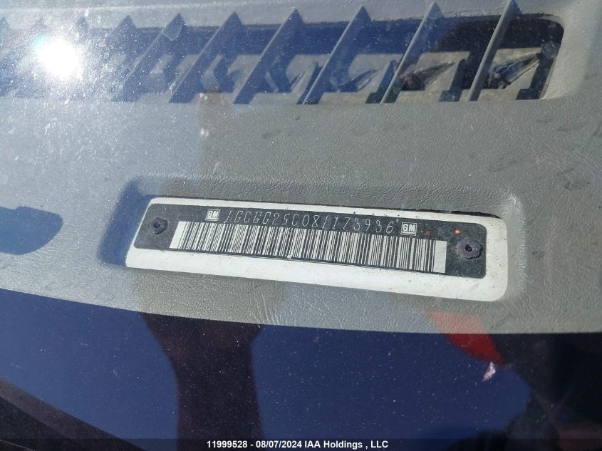 2008 Chevrolet Express Work Van VIN: 1GCGG25C081173936 Lot: 11999528