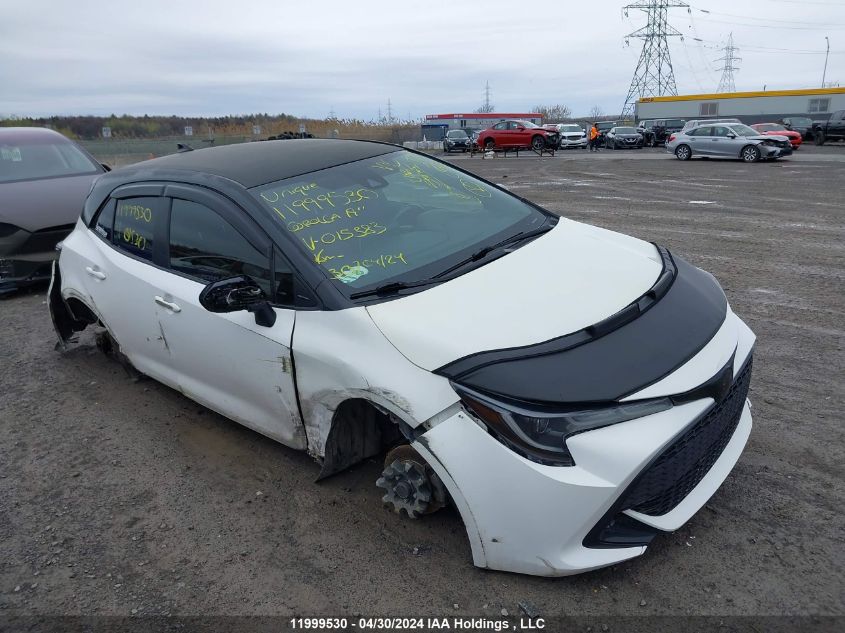 2019 Toyota Corolla VIN: JTNK4RBE6K3015383 Lot: 11999530