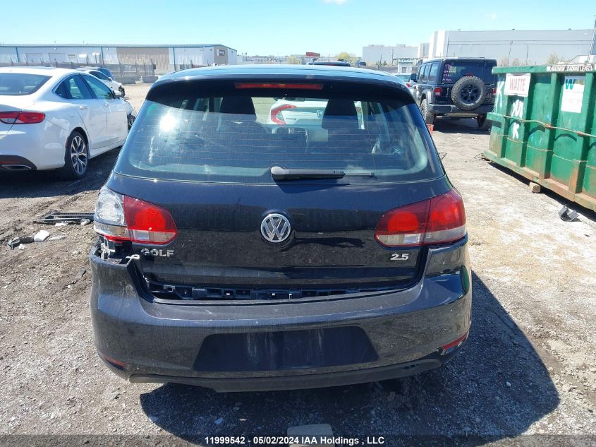 2010 Volkswagen Golf VIN: WVWCA7AJXAW178796 Lot: 11999542