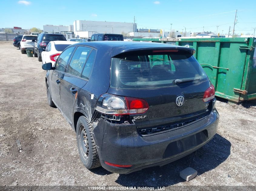 2010 Volkswagen Golf VIN: WVWCA7AJXAW178796 Lot: 11999542