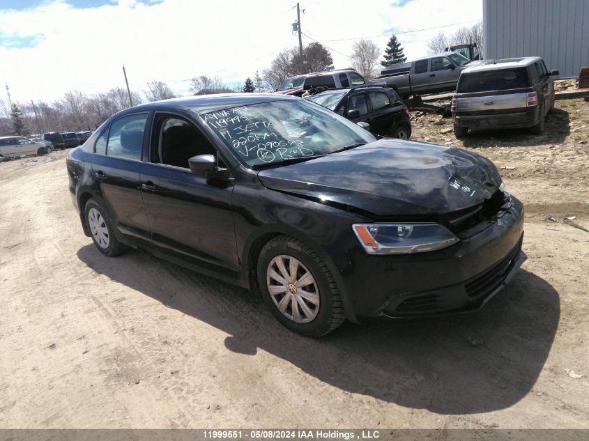 2011 Volkswagen Jetta Sedan VIN: 3VW2K7AJ5BM090648 Lot: 11999551