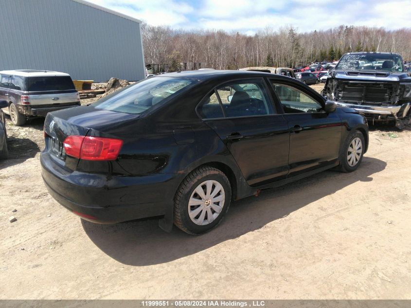 2011 Volkswagen Jetta Sedan VIN: 3VW2K7AJ5BM090648 Lot: 11999551