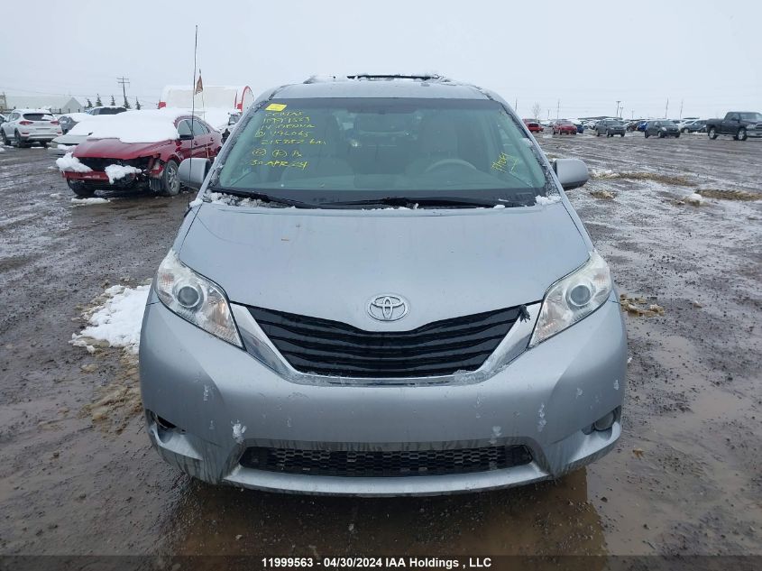 2014 Toyota Sienna Le VIN: 5TDKK3DCXES496065 Lot: 11999563