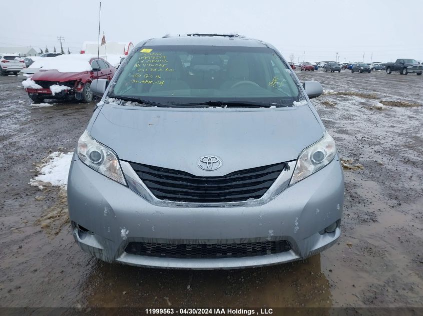 2014 Toyota Sienna Le VIN: 5TDKK3DCXES496065 Lot: 11999563