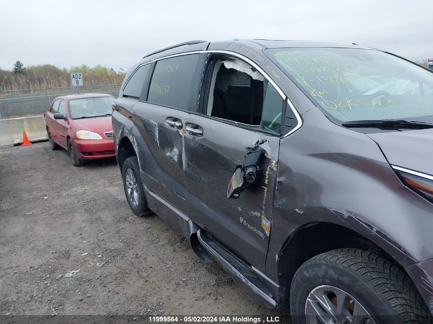 2023 Toyota Sienna Xle 8-Passenger VIN: 5TDGRKEC7PS174657 Lot: 11999564