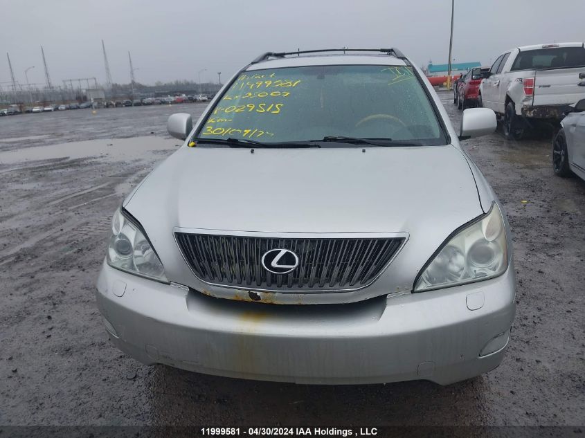 2007 Lexus Rx 350 VIN: 2T2HK31U67C029515 Lot: 11999581