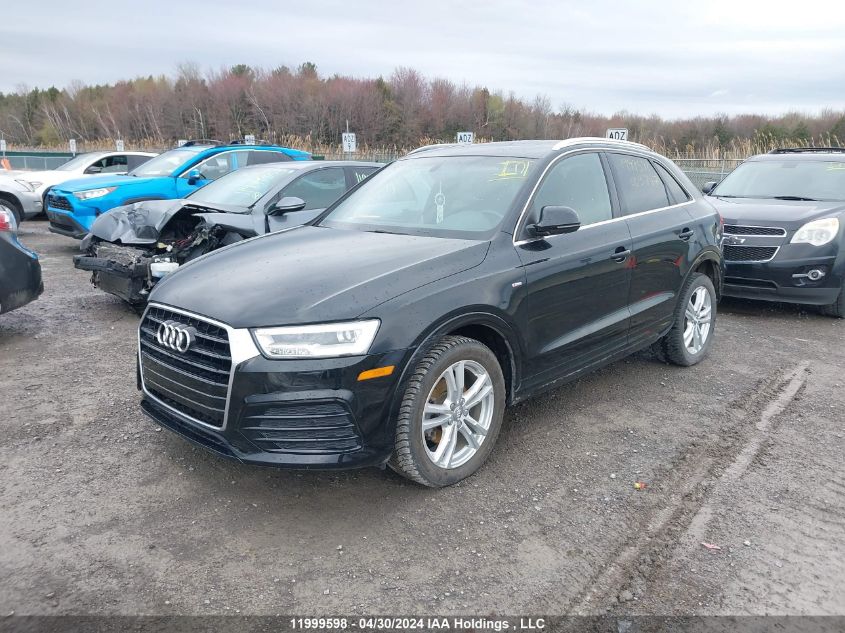 2016 Audi Q3 4P Ti VIN: WA1GFCFSXGR003947 Lot: 11999598