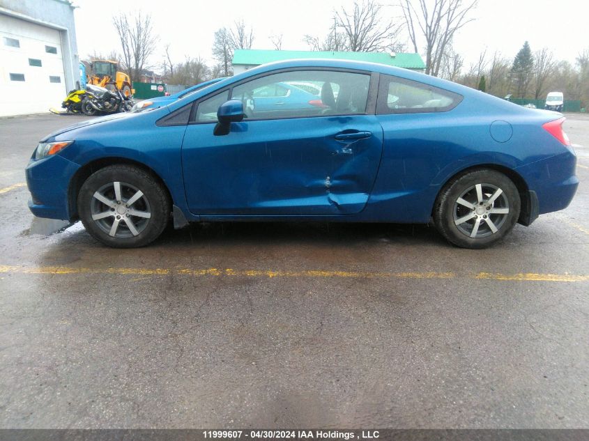 2012 Honda Civic Cpe Lx VIN: 2HGFG3B41CH008696 Lot: 11999607