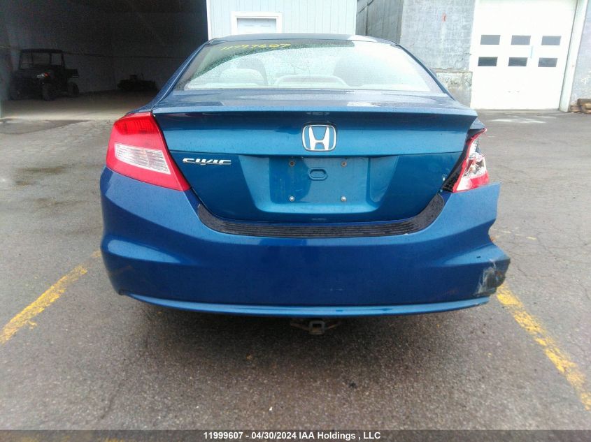 2012 Honda Civic Cpe Lx VIN: 2HGFG3B41CH008696 Lot: 11999607