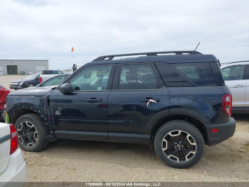 2023 Ford Bronco Sport Outer Banks VIN: 3FMCR9C61PRD57779 Lot: 11999608