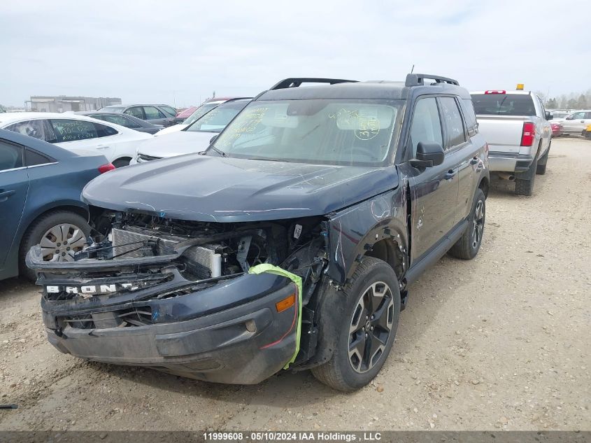 2023 Ford Bronco Sport Outer Banks VIN: 3FMCR9C61PRD57779 Lot: 11999608