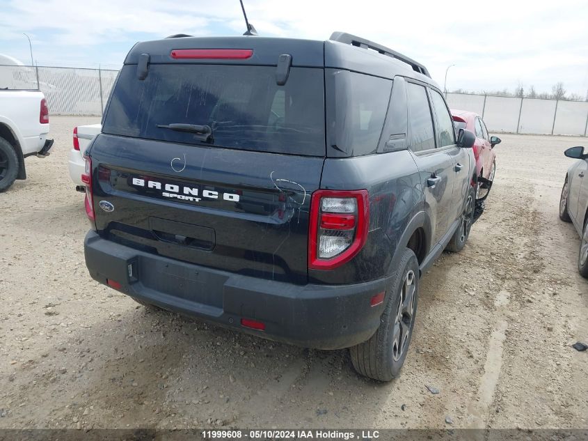 2023 Ford Bronco Sport Outer Banks VIN: 3FMCR9C61PRD57779 Lot: 11999608