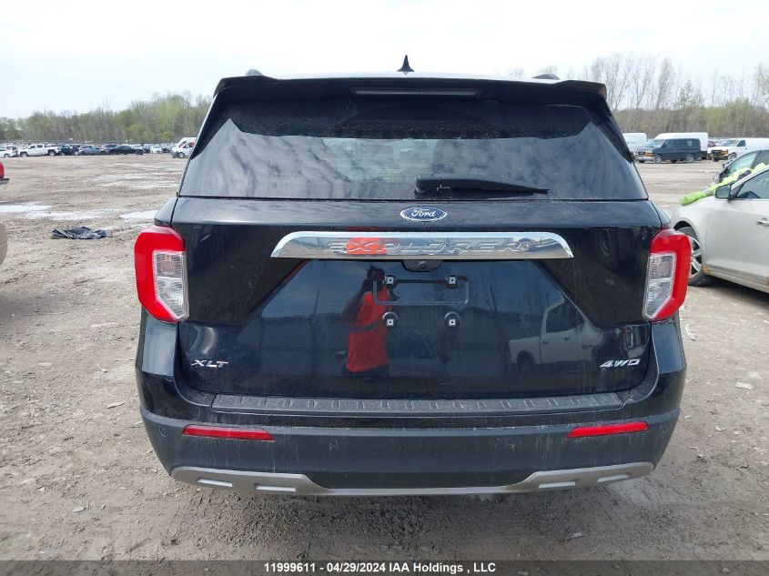 2022 Ford Explorer Xlt VIN: 1FMSK8DH4NGB59454 Lot: 11999611