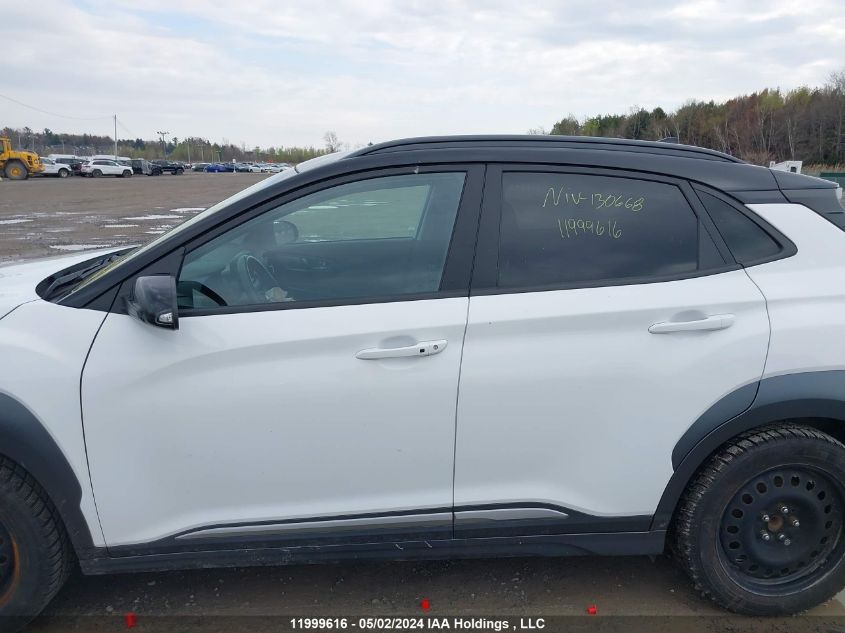 2021 Hyundai Kona Sel VIN: KM8K23AG1MU130668 Lot: 11999616