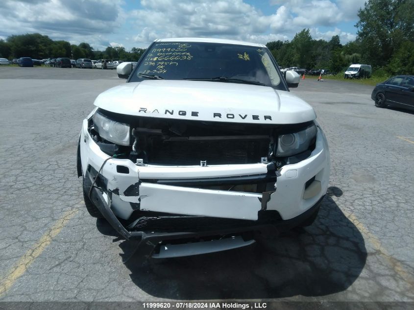 2012 Land Rover Range Rover Evoque VIN: SALVP2BG4CH666638 Lot: 11999620