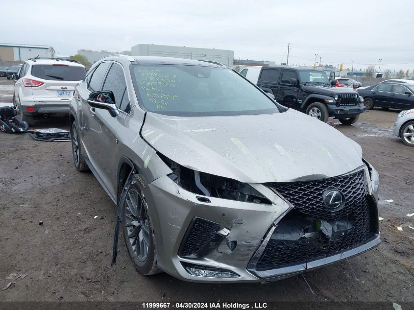 2022 Lexus Rx 350 F-Sport VIN: 2T2YZMDA2NC318326 Lot: 11999667