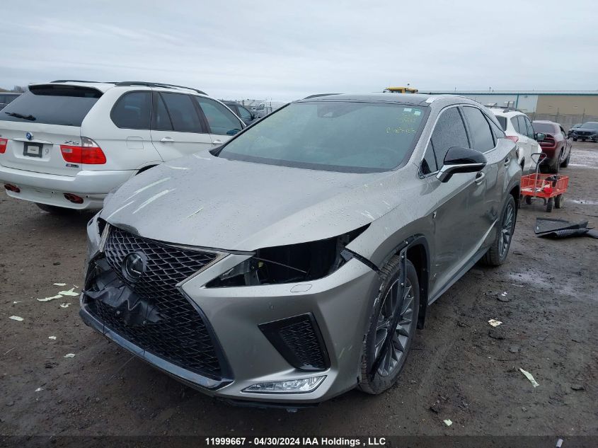 2022 Lexus Rx 350 F-Sport VIN: 2T2YZMDA2NC318326 Lot: 11999667