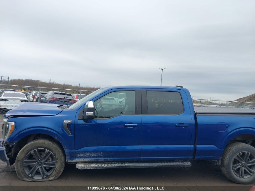 2022 Ford F150 Supercrew VIN: 1FTFW1E53NKD68929 Lot: 11999678