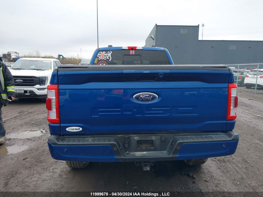 2022 Ford F150 Supercrew VIN: 1FTFW1E53NKD68929 Lot: 11999678