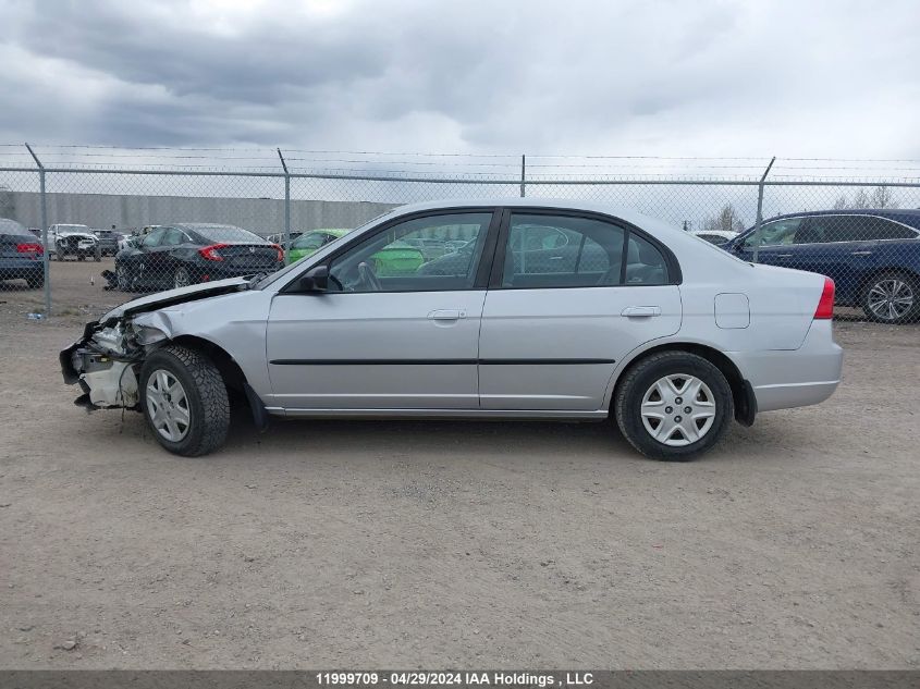 2003 Honda Civic Sdn VIN: 2HGES16473H905580 Lot: 11999709