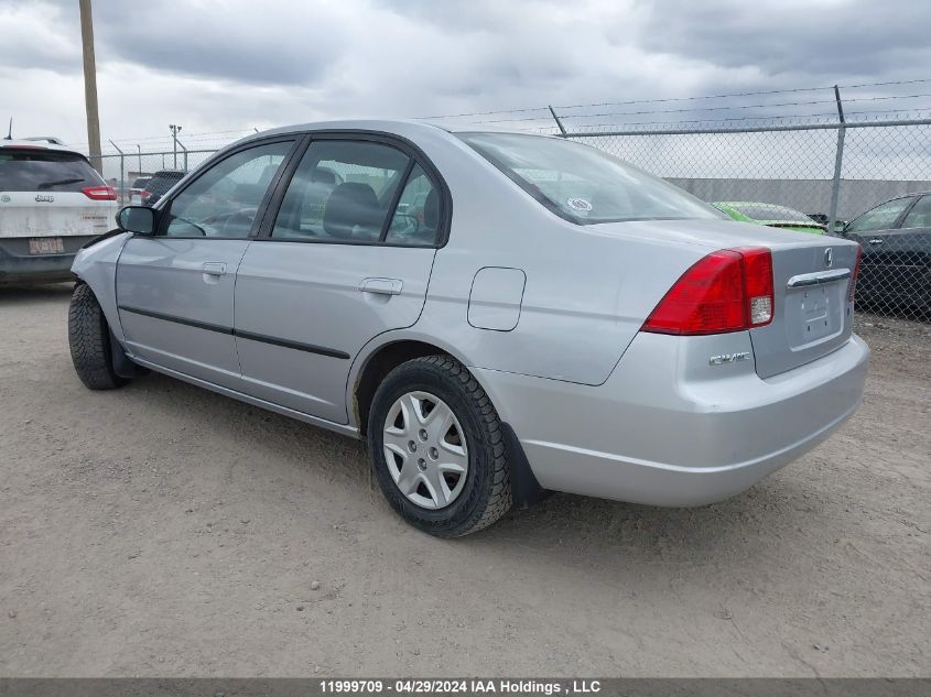 2003 Honda Civic Sdn VIN: 2HGES16473H905580 Lot: 11999709