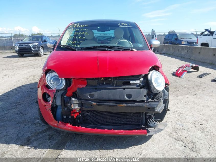 2012 Fiat 500 Lounge VIN: 3C3CFFCR8CT332062 Lot: 11999720