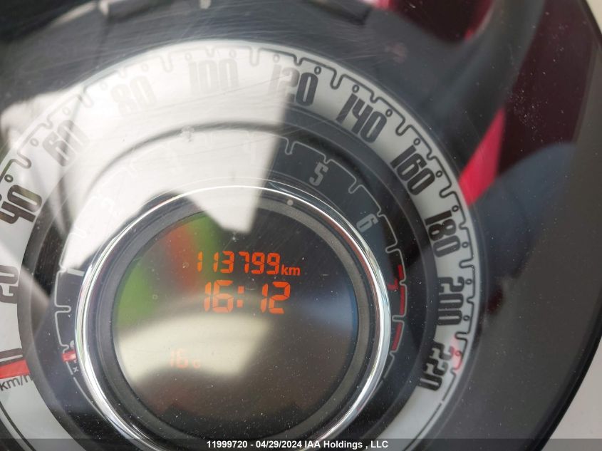 2012 Fiat 500 Lounge VIN: 3C3CFFCR8CT332062 Lot: 11999720