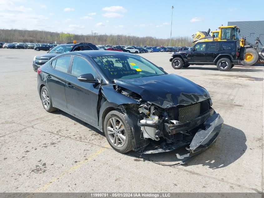 2018 Hyundai Elantra Gl Se VIN: KMHD84LF5JU675009 Lot: 11999751