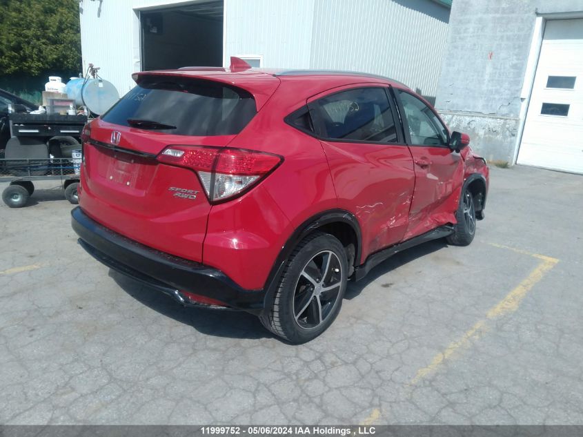 2019 Honda Hr-V VIN: 3CZRU6H22KM106982 Lot: 11999752