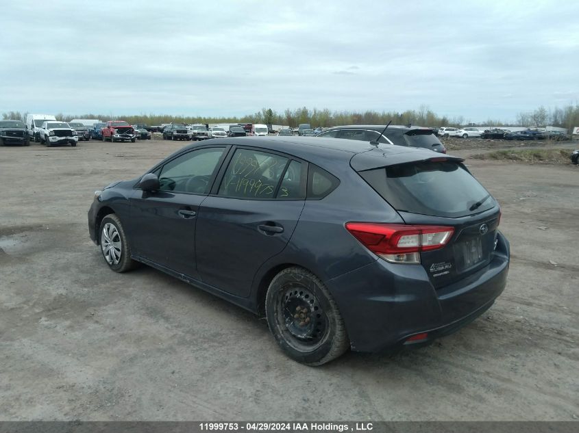 2017 Subaru Impreza VIN: 4S3GTAA66H1719502 Lot: 11999753