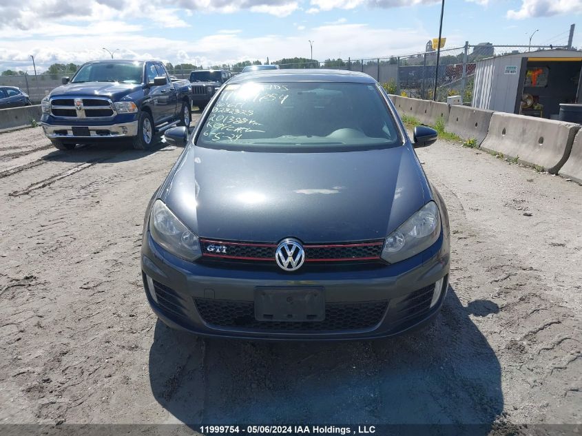 2010 Volkswagen Gti VIN: WVWEV7AJ2AW282325 Lot: 11999754