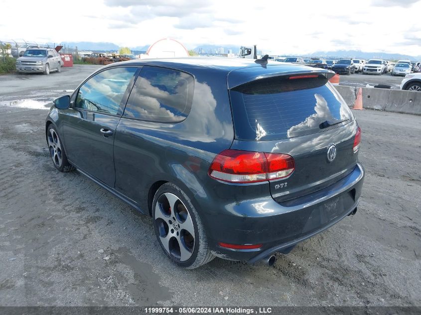 2010 Volkswagen Gti VIN: WVWEV7AJ2AW282325 Lot: 11999754