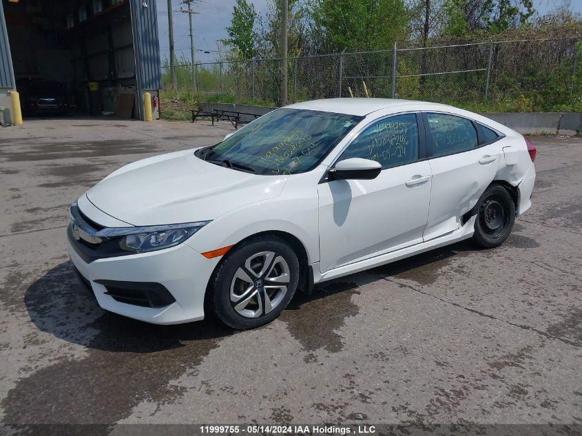 2017 Honda Civic Lx VIN: 2HGFC2F5XHH038246 Lot: 11999755