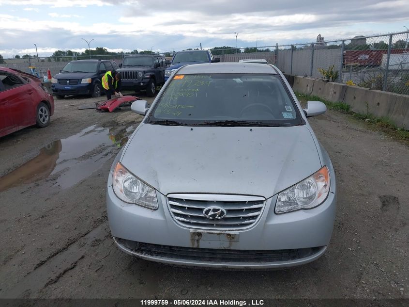 2010 Hyundai Elantra Blue/Gls/Se VIN: KMHDU4BD9AU053590 Lot: 11999759