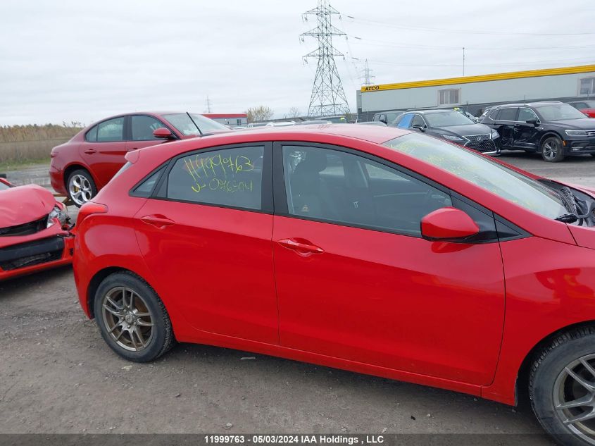 2013 Hyundai Elantra Gt VIN: KMHD25LE7DU076504 Lot: 11999763