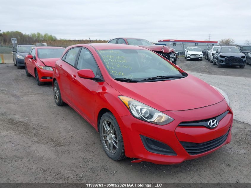 2013 Hyundai Elantra Gt VIN: KMHD25LE7DU076504 Lot: 11999763