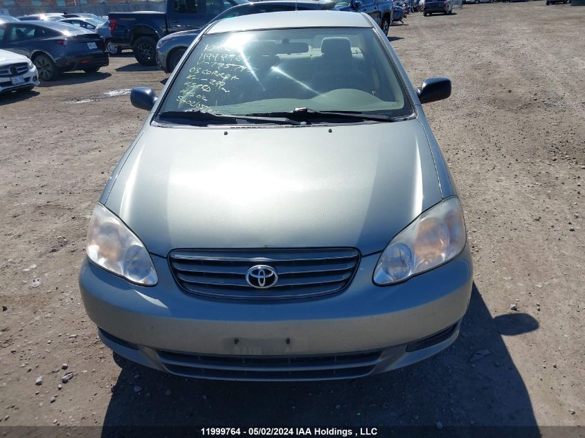 2003 Toyota Corolla Ce VIN: 2T1BR32E43C775775 Lot: 11999764