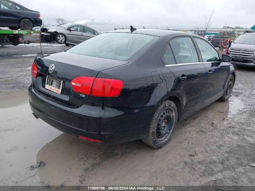 2014 Volkswagen Jetta Tdi VIN: 3VWDL7AJ8EM437299 Lot: 11999786