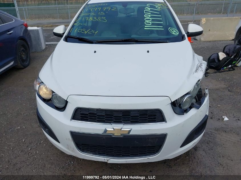 2015 Chevrolet Sonic Ls VIN: 1G1JB6SH3F4178385 Lot: 11999792