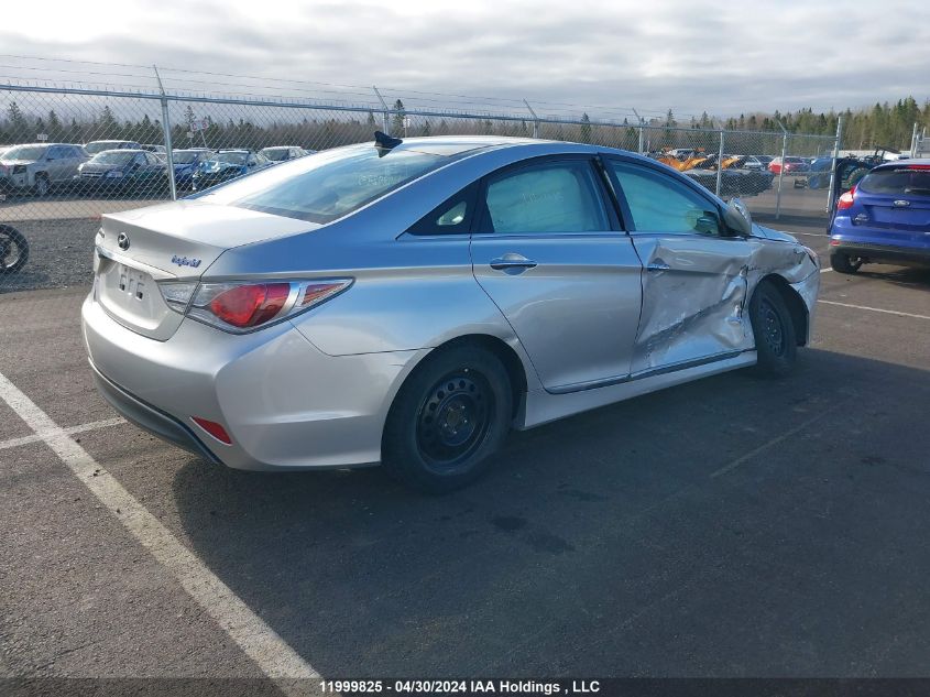 2012 Hyundai Sonata Hybrid VIN: KMHEC4A40CA059257 Lot: 11999825