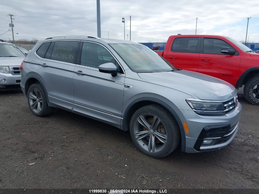 2019 Volkswagen Tiguan VIN: 3VV4B7AX4KM178690 Lot: 11999830