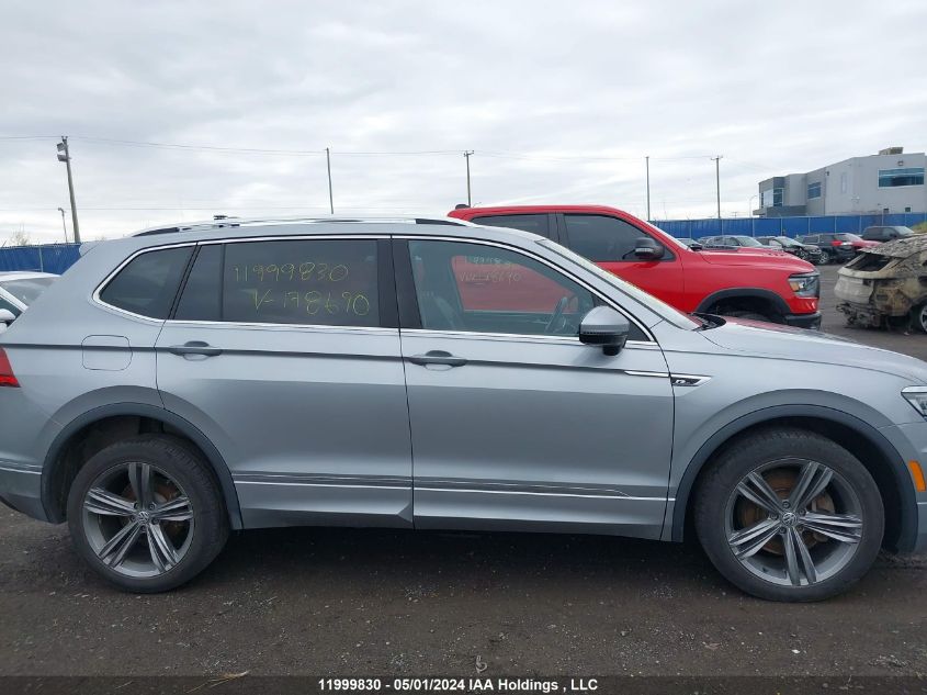 2019 Volkswagen Tiguan VIN: 3VV4B7AX4KM178690 Lot: 11999830