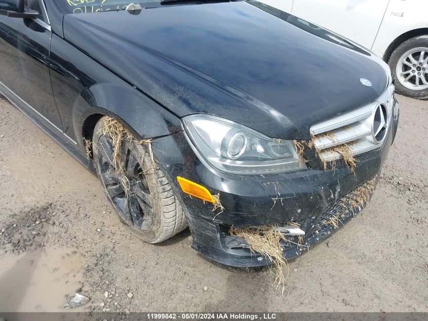 2012 Mercedes-Benz C-Class VIN: WDDGF8BB5CA702653 Lot: 11999842
