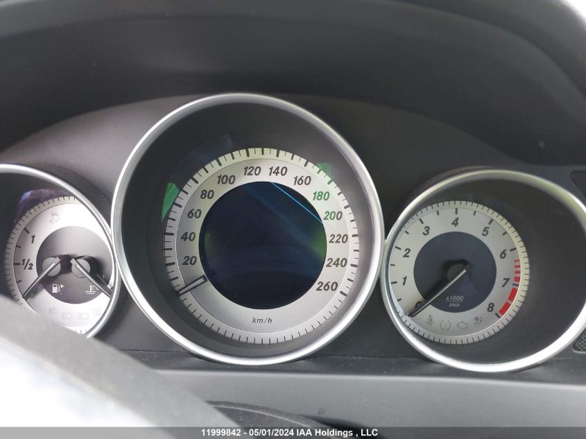 2012 Mercedes-Benz C-Class VIN: WDDGF8BB5CA702653 Lot: 11999842