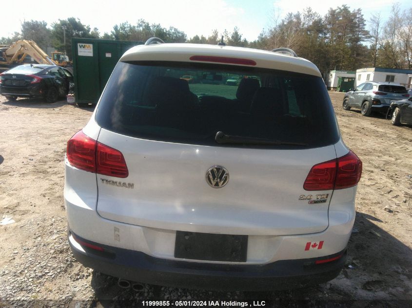 2016 Volkswagen Tiguan Comfort/High/R-Line/Sp Ed VIN: WVGJV7AX9GW583990 Lot: 11999855