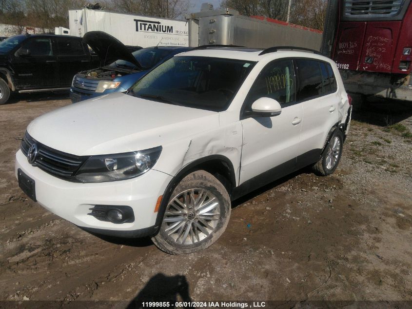 2016 Volkswagen Tiguan Comfort/High/R-Line/Sp Ed VIN: WVGJV7AX9GW583990 Lot: 11999855