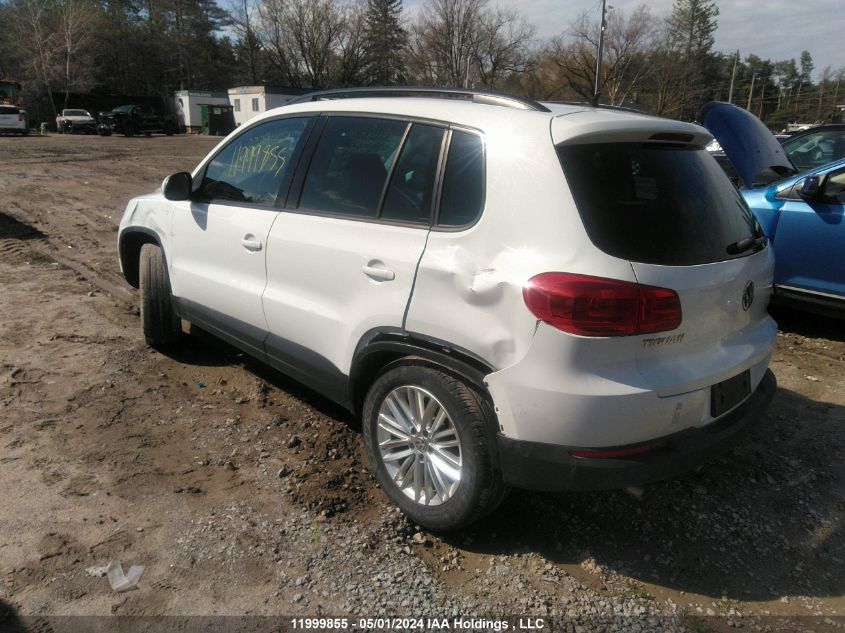 2016 Volkswagen Tiguan Comfort/High/R-Line/Sp Ed VIN: WVGJV7AX9GW583990 Lot: 11999855