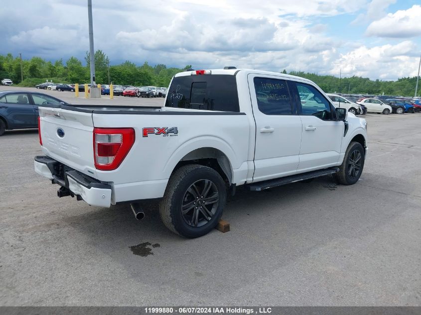 2022 Ford F-150 VIN: 1FTFW1E88NFA75093 Lot: 11999880