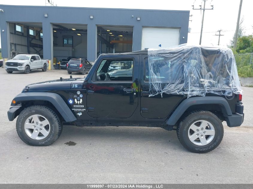 2013 Jeep Wrangler Unlimited Sport VIN: 1C4BJWDG0DL641184 Lot: 11999897